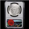 Image 3 : NGC 1900-p Morgan Dollar $1 Graded ms63 By NGC
