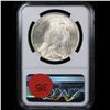 Image 3 : NGC 1923-p Peace Dollar $1 Graded ms64 By NGC