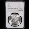 Image 2 : NGC 1886-p Morgan Dollar $1 Graded ms64 By NGC