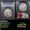 Image 1 : PCGS 1896-p Morgan Dollar $1 Graded ms63 pl By PCGS