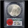 Image 3 : PCGS 1925-p Peace Dollar $1 Graded ms64 By PCGS