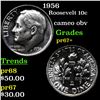 Image 1 : 1956 Roosevelt Dime 10c Grades GEM++ Proof