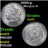Image 1 : 1880-p Morgan Dollar $1 Grades Select Unc