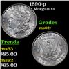 Image 1 : 1890-p Morgan Dollar $1 Grades Select Unc