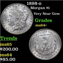 1898-o Morgan Dollar $1 Grades Choice+ Unc