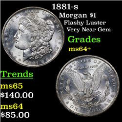 1881-s Morgan Dollar $1 Grades Choice+ Unc