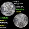 Image 1 : 1878-s Morgan Dollar $1 Grades Select Unc