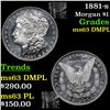 Image 1 : 1881-s Morgan Dollar $1 Grades Select Unc DMPL