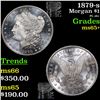 Image 1 : 1879-s Morgan Dollar $1 Grades GEM+ Unc