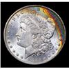 Image 2 : 1885-o Rainbow Toned Morgan Dollar $1 Grades Choice+ Unc