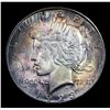 Image 2 : 1923-s Rainbow Toned Peace Dollar $1 Grades Select+ Unc