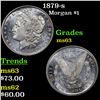 Image 1 : 1879-s Morgan Dollar $1 Grades Select Unc