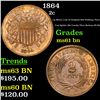 Image 1 : 1864 Two Cent Piece 2c Grades Unc+ BN