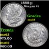 Image 1 : 1888-p Morgan Dollar $1 Grades Select Unc