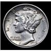 Image 2 : 1919-d Mercury Dime 10c Grades AU Details