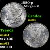 Image 1 : 1880-p Morgan Dollar $1 Grades Choice Unc