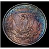 Image 3 : 1896-p Rainbow Toned Morgan Dollar $1 Grades Select Unc