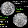 Image 1 : 1897-p Minor Mint Error Morgan Dollar $1 Grades Select+ Unc