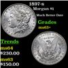 Image 1 : 1897-s Morgan Dollar $1 Grades Select+ Unc