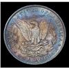 Image 3 : 1889-p Rainbow Toned Morgan Dollar $1 Grades Choice Unc