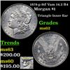 Image 1 : 1878-p 8tf Vam 14.2 R4 Morgan Dollar $1 Grades Select Unc