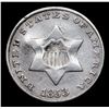 Image 2 : 1853 Three Cent Silver 3cs Grades vf details