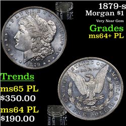 1879-s Morgan Dollar $1 Grades Choice Unc+ PL