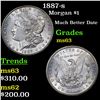 Image 1 : 1887-s Morgan Dollar $1 Grades Select Unc
