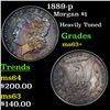 Image 1 : 1889-p Morgan Dollar $1 Grades Select+ Unc