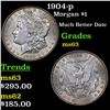 Image 1 : 1904-p Morgan Dollar $1 Grades Select Unc