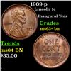 Image 1 : 1909-p Lincoln Cent 1c Grades Select+ Unc BN