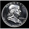 Image 2 : 1956 Franklin Half Dollar 50c Grades GEM++ Proof Deep Cameo