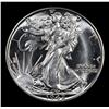 Image 2 : 1942-p Walking Liberty Half Dollar 50c Grades Choice+ Unc