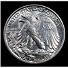 Image 3 : 1942-p Walking Liberty Half Dollar 50c Grades Choice+ Unc