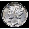 Image 2 : 1936-p Mercury Dime 10c Grades Choice+ Unc