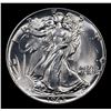 Image 2 : 1945-p Walking Liberty Half Dollar 50c Grades Choice+ Unc