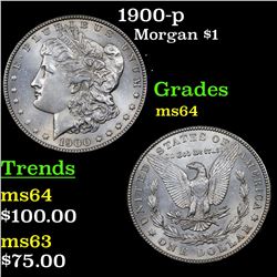 1900-p Morgan Dollar $1 Grades Choice Unc