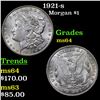 Image 1 : 1921-s Morgan Dollar $1 Grades Choice Unc