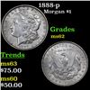 Image 1 : 1888-p Morgan Dollar $1 Grades Select Unc