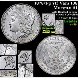 1878/1-p 7tf vam 168 R7 Morgan Dollar $1 Grades Choice AU/BU Slider