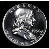 Image 2 : 1956 Franklin Half Dollar 50c Grades GEM+ Proof