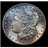 Image 2 : 1880-s Rainbow Toned Morgan Dollar $1 Grades Choice+ Unc