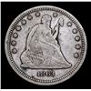 Image 2 : 1863-p Seated Liberty Quarter 25c Grades vf++