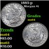 Image 1 : 1885-p Morgan Dollar $1 Grades Choice Unc