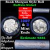 Image 1 : Buffalo Nickel Shotgun Roll in Old Bank Style 'Bell Telephone'  Wrapper 1927& d Mint Ends