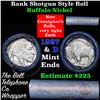 Image 1 : Buffalo Nickel Shotgun Roll in Old Bank Style 'Bell Telephone'  Wrapper 1927 & d Mint Ends