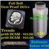 Image 1 : Proof 1975-s Roosevelt Dime 10c roll, 50 pieces (fc)