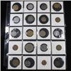 Image 1 : Page of 20 Mixed Foreign coins