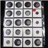 Image 2 : Page of 20 Mixed Foreign coins