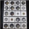 Image 1 : Page of 20 Mixed Foreign coins